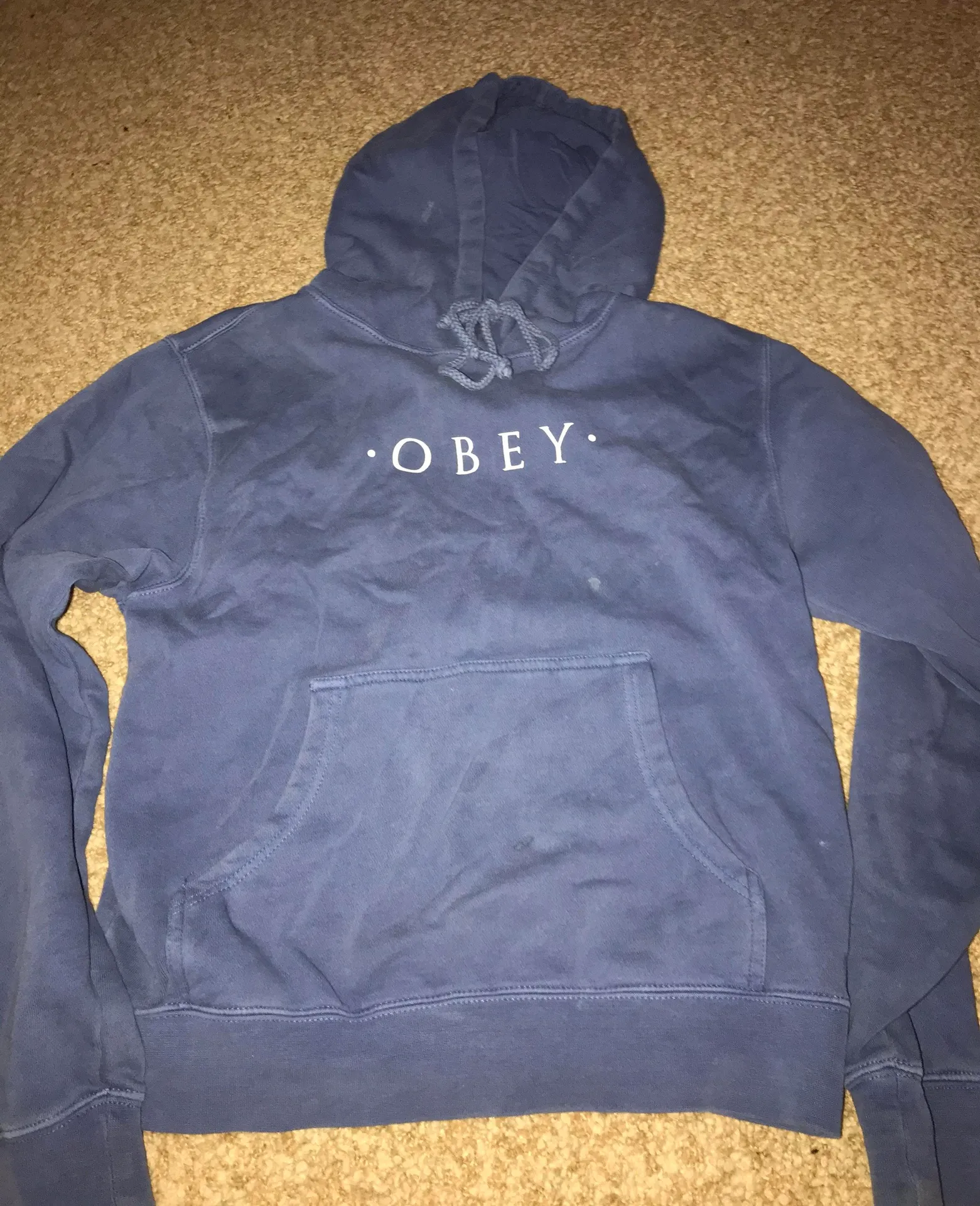 Obey Blue Hoodie - Image 2