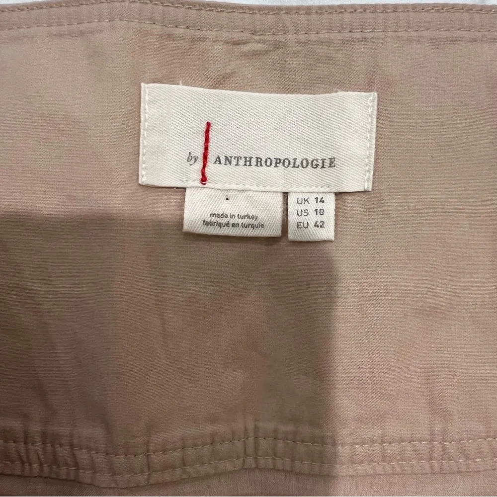 Anthropologie Mini Pleated Khaki Skirt - Image 9