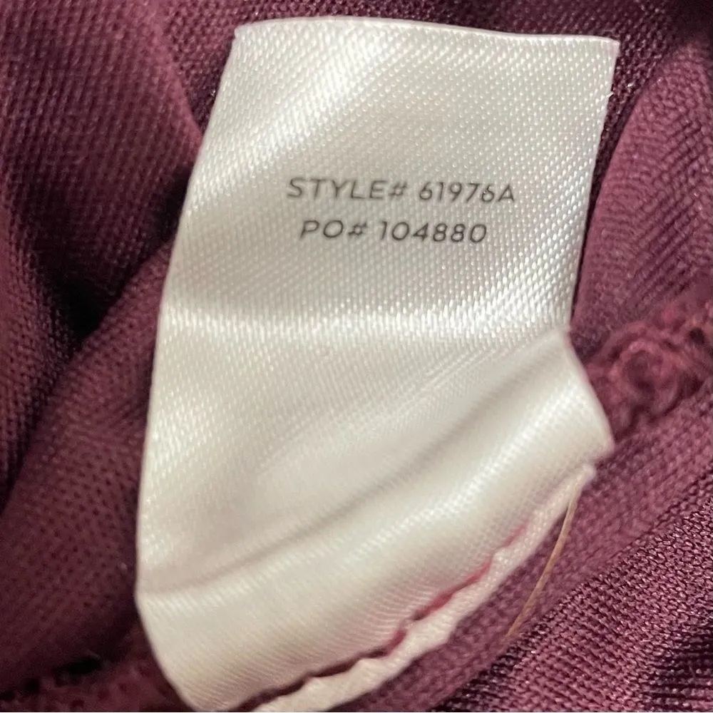 Lulus Love Poem Burgundy Lace Halter Mini Dress Size Small Valentine's Day Date - Image 12