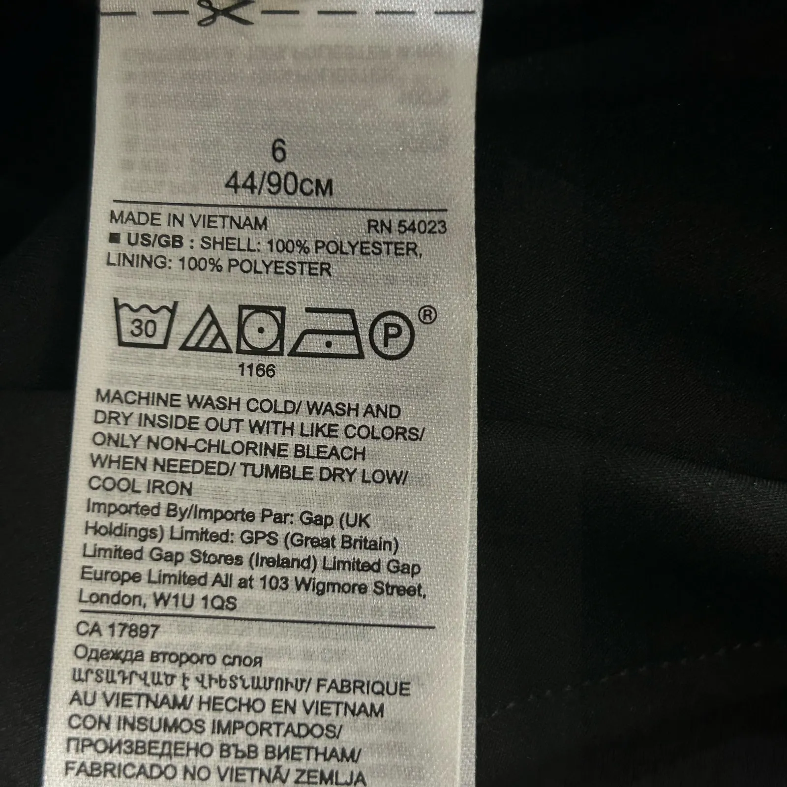 New Banana Republic Flutter Sleeve Midi Dress‎ Black Work Evening Women 6 - Image 11