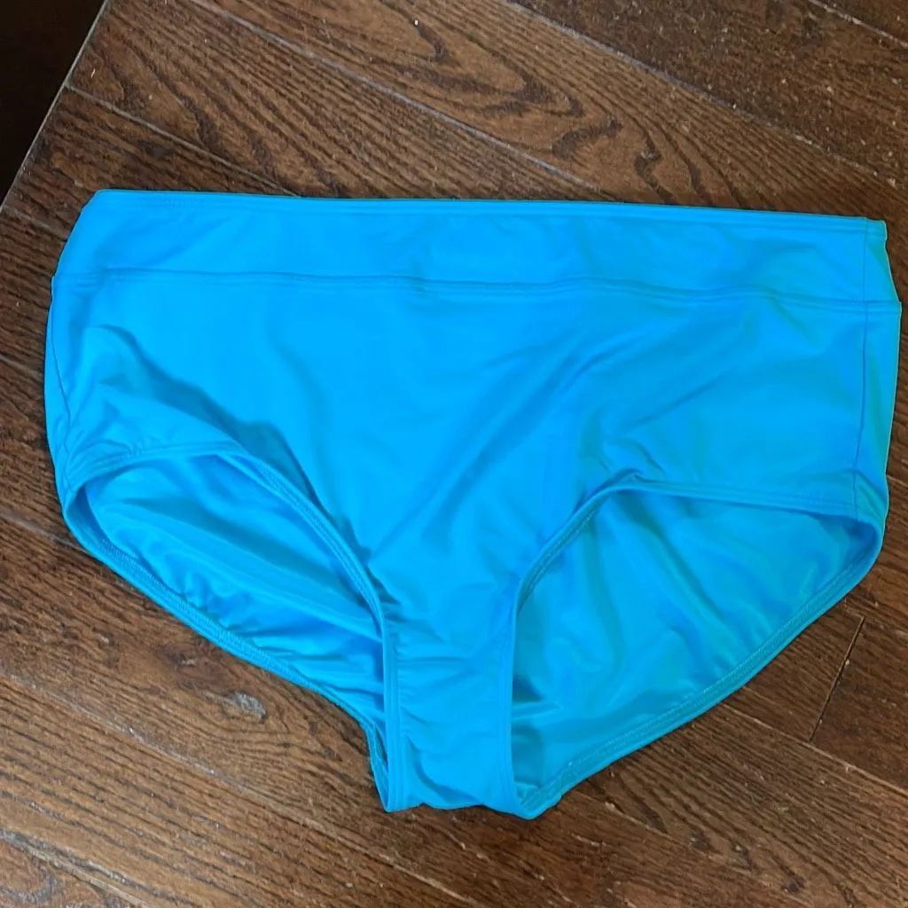 Ann Cole Lands End Profile Womens Set of 3 Bikini Bottom Black Blue Size 20W‎ - Image 4