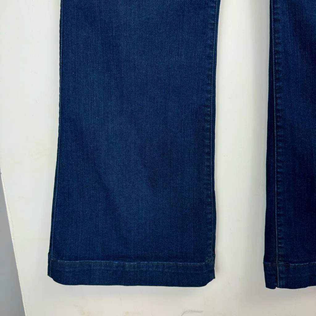Torrid Bombshell Flare Premium Stretch High Rise Jeans Sz 22S Dark Wash - Image 9