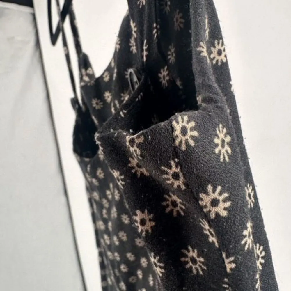 Reformation Ditzy Micro Floral Black‎ Wide Leg Sleeveless Jumpsuit Size XS - Image 15