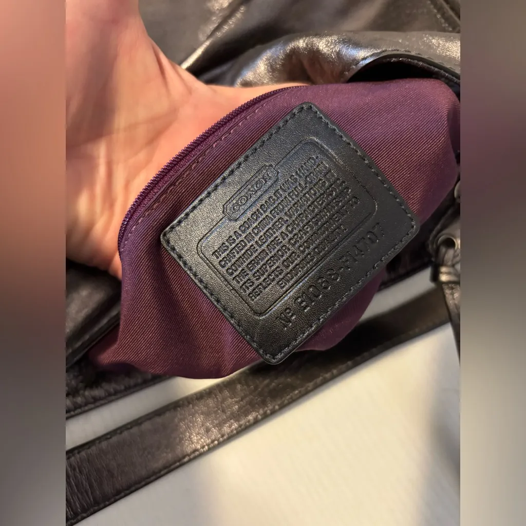 Coach Legacy West Zoe Hobo Bag EUC Bronze - Image 6