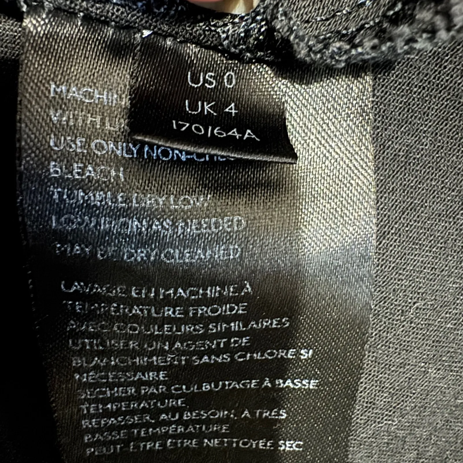 Free People Black Highlands Washed Denim A Line Mini Skirt Distressed Raw Hem 0 - Image 12