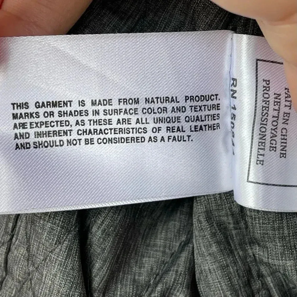 Doma leather lamb tan jacket size medium - Image 14