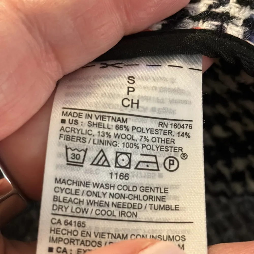 Old Navy Houndstooth Blazer, Small - Image 8