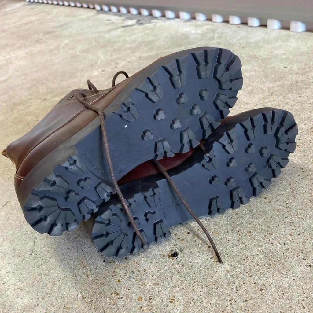 Vintage brown leather boots - Image 3