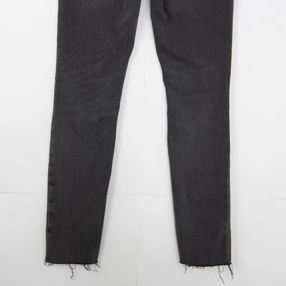 NEW‎ Madewell Petite 9" Mid-Rise Skinny Jeans in Black Sea, 25P - Image 7