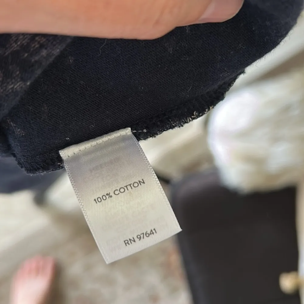 J. Jill pure easy knit two pocket navy floral comfy dress 100% cotton XL Petite‌ Blue - Image 8