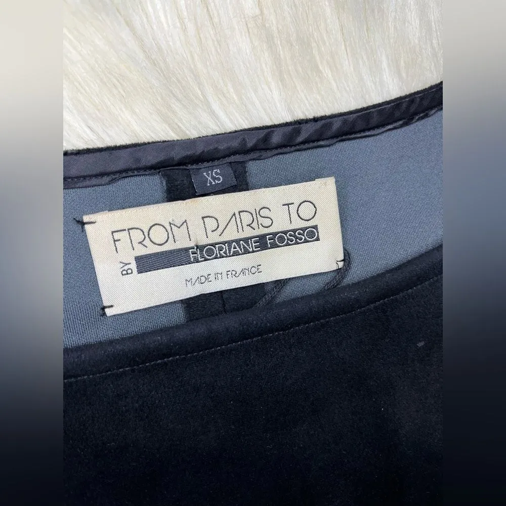 Floriane Fosso From paris to Elegant Black Dress Sz XS - Image 2