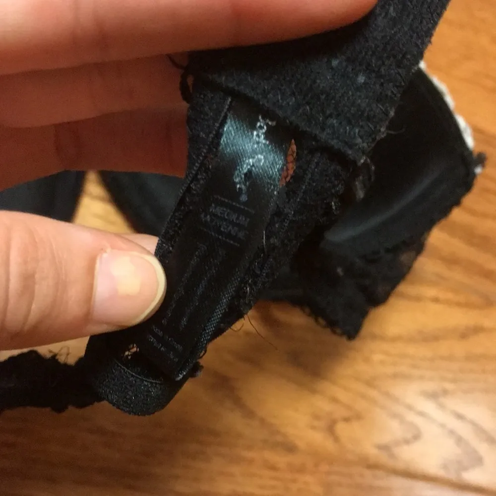 Black white lace strapless push - Image 3