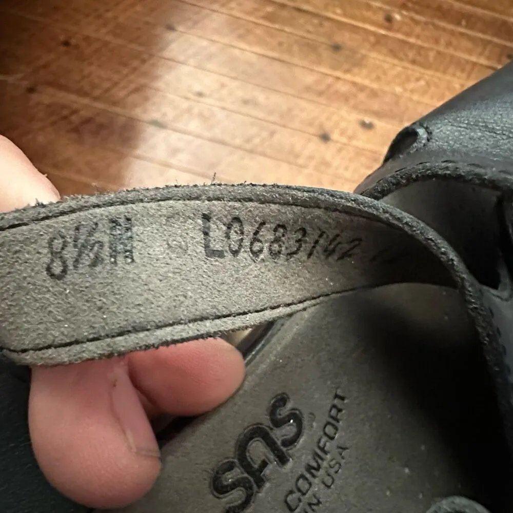 SAS strappy gray ortho sling back contour 8.5 sandals Blue - Image 2