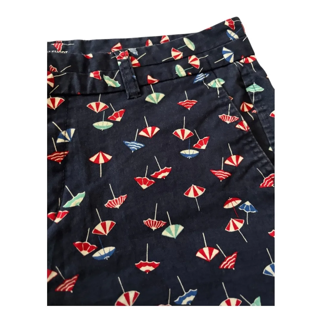 Khaki's by Gap City 3 inch Shorts Size 10 Blue Beach Umbrellas - Image 3
