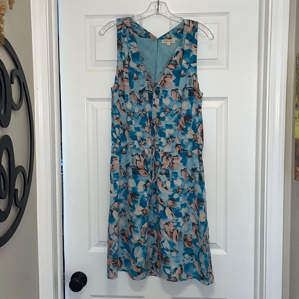 Rebecca Taylor Sleeveless Silk Poolside Aloha Dress - Image 3
