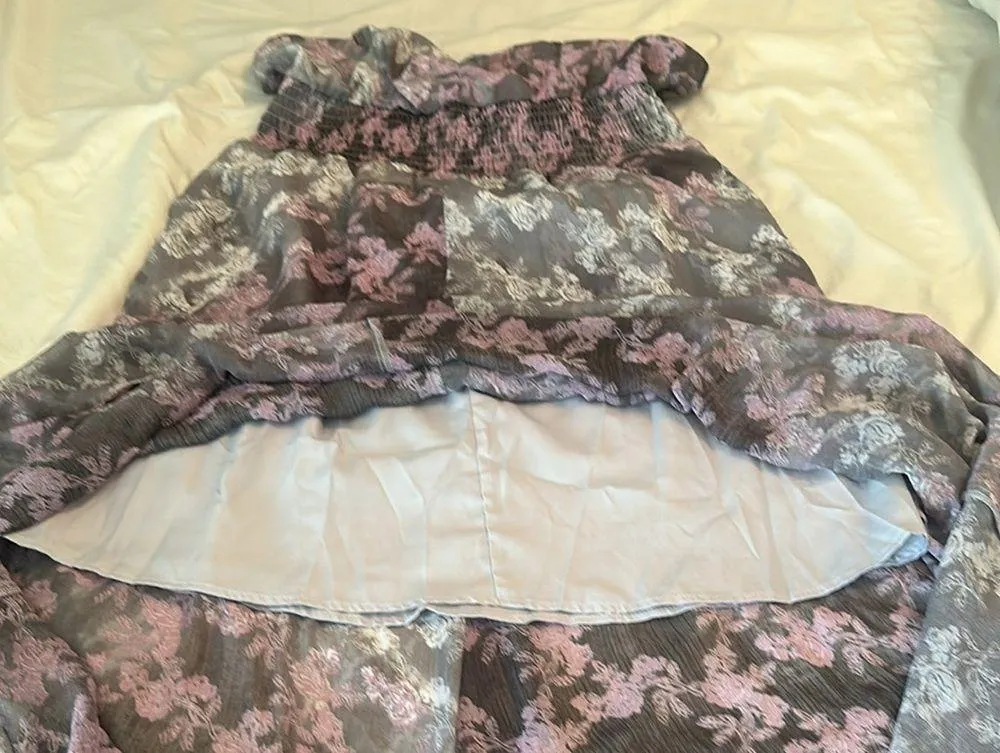 Princess Vera Wang large hi lo dress lined pretty l - Image 7