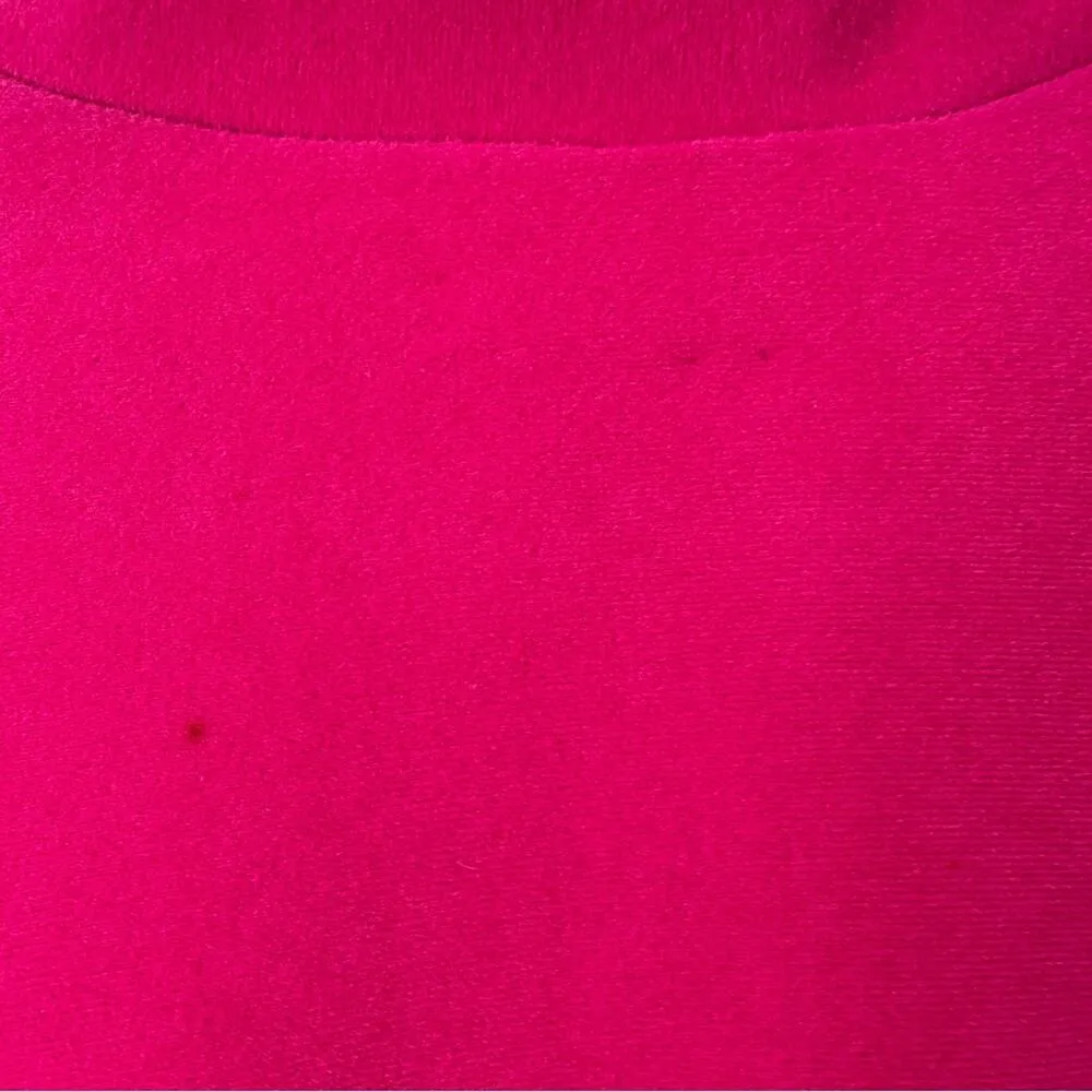 Vintage 70s Van Raalte At Home Wear Robe Duster Hostess Pink Red 16 Housecoat - Image 9