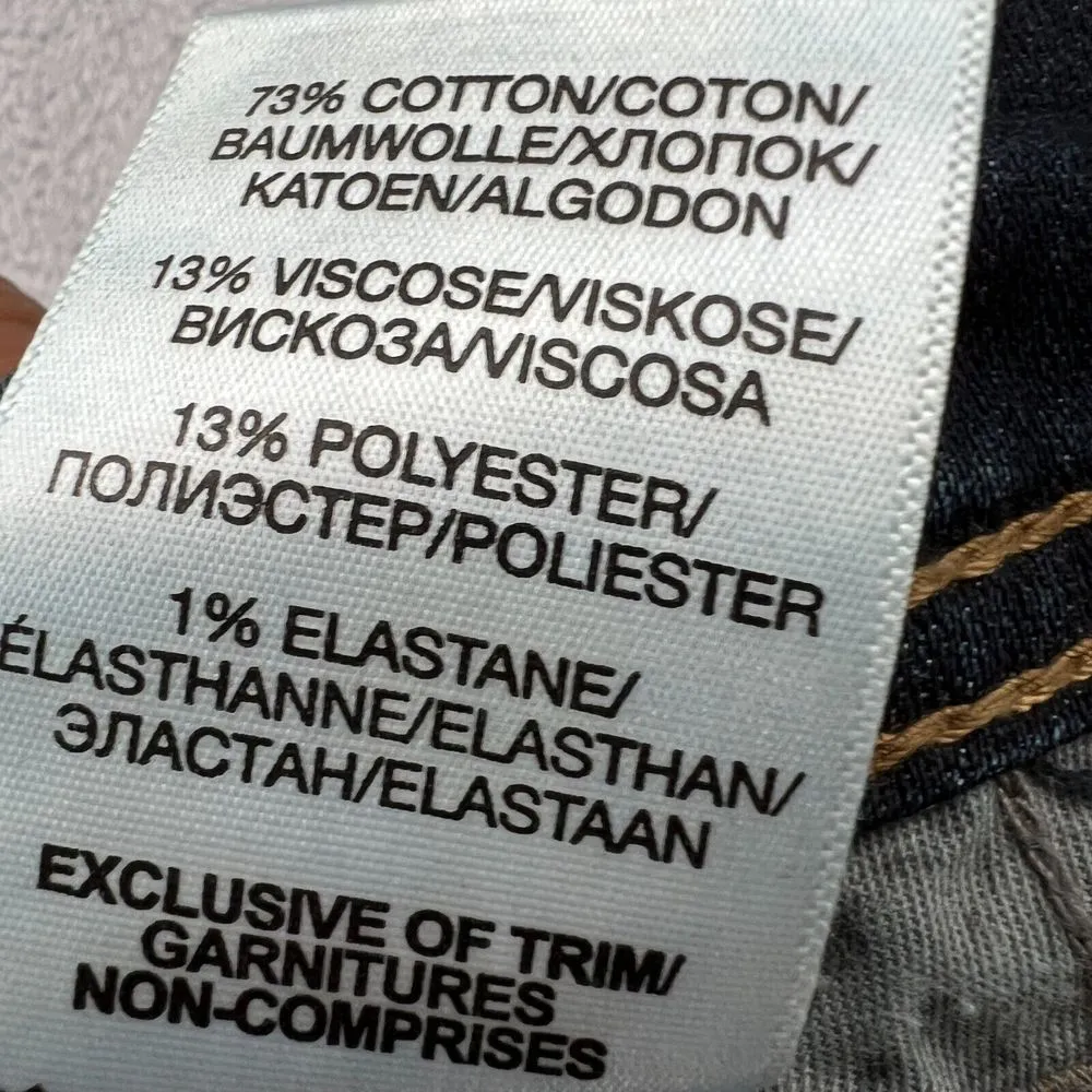 Silver Jeans Co. Aiko Mid Rise‎ Straight Leg Jeans Women's 27/30 Western - Image 10