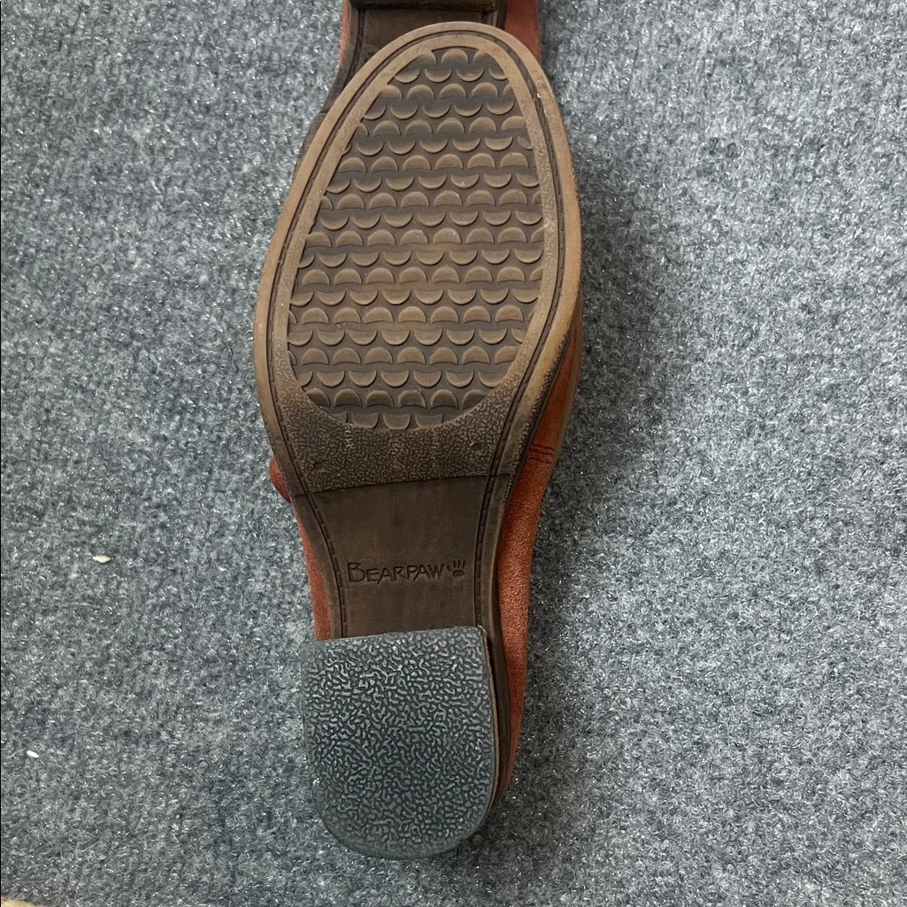 BearPaw Women's Suede Block Heel Mules - Image 8