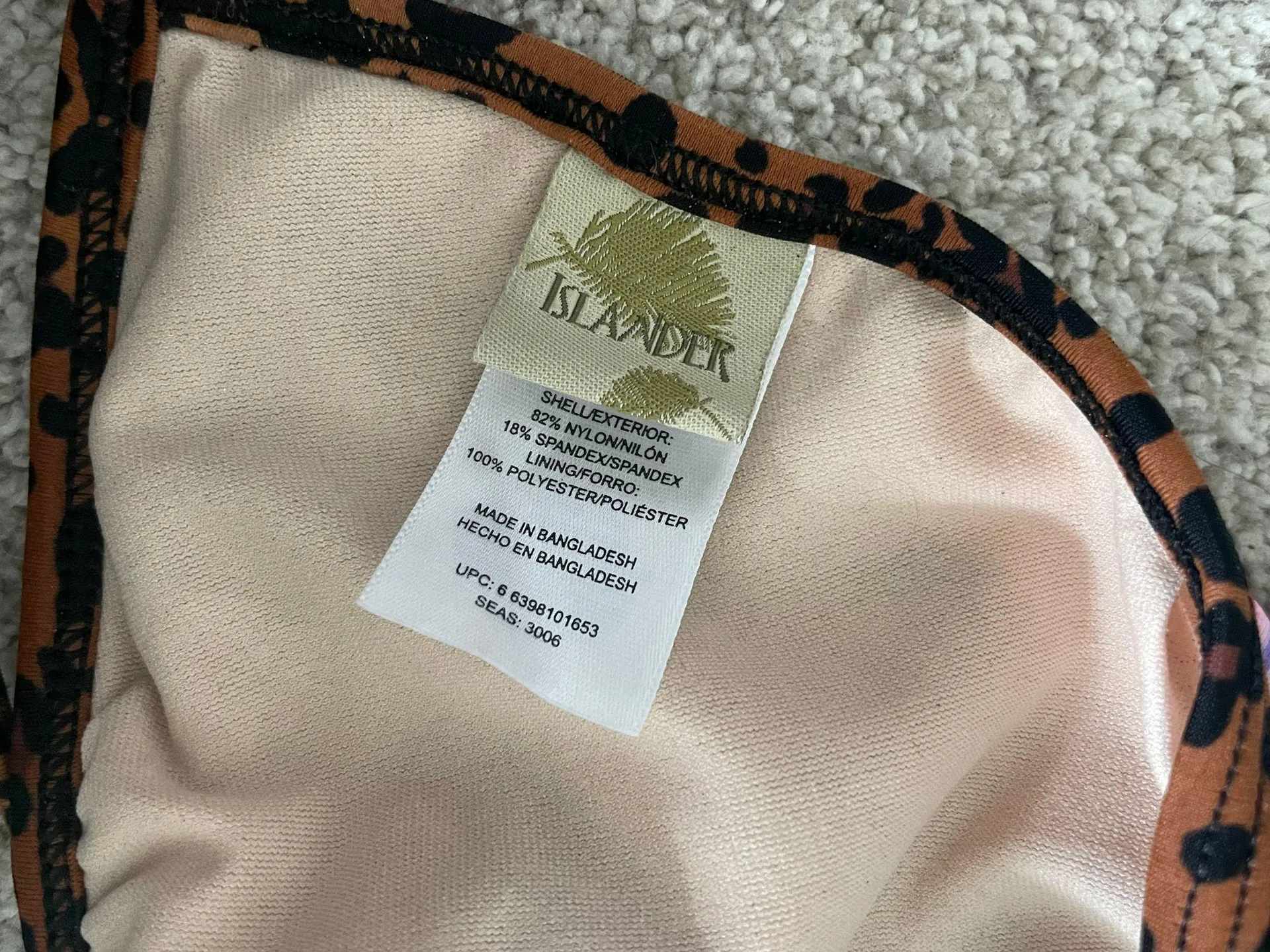 Vintage Swim suit top Size 6 - Image 4