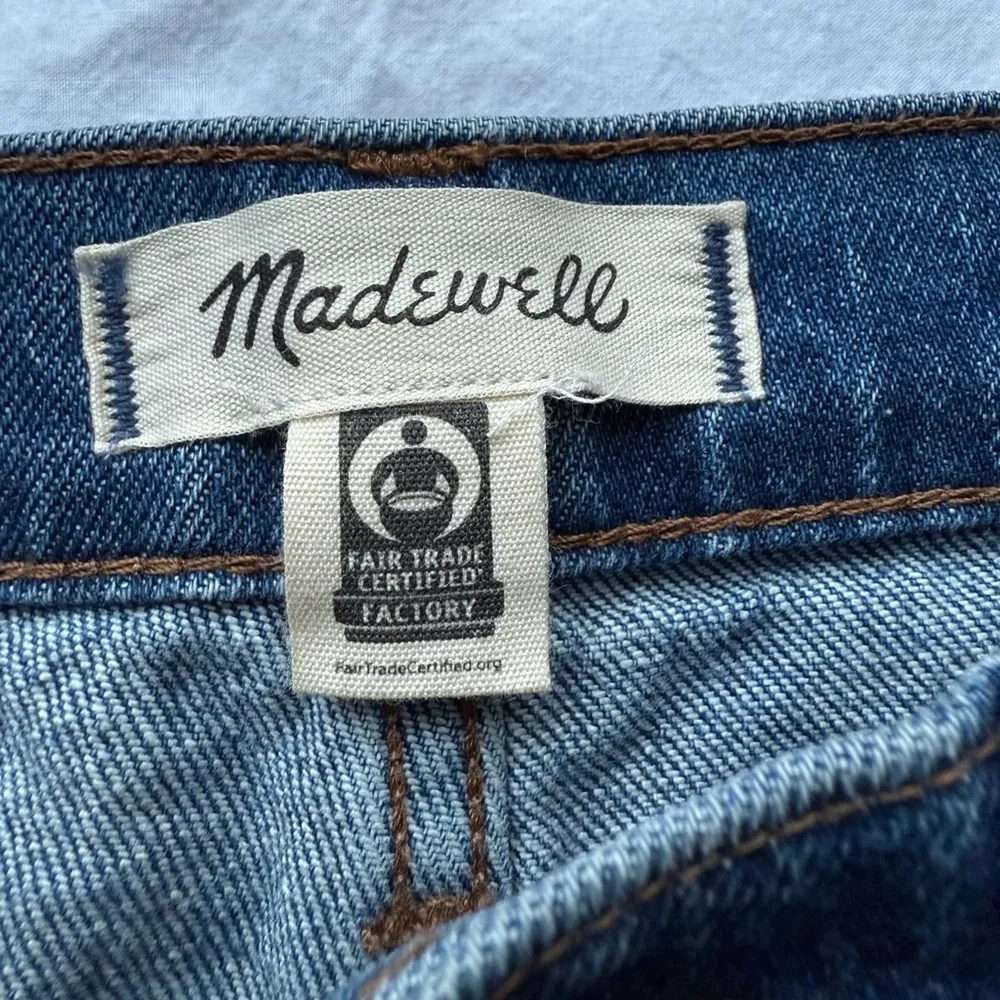 Madewell High Waisted Stovepipe Denim Jeans in Pendleton - Image 7