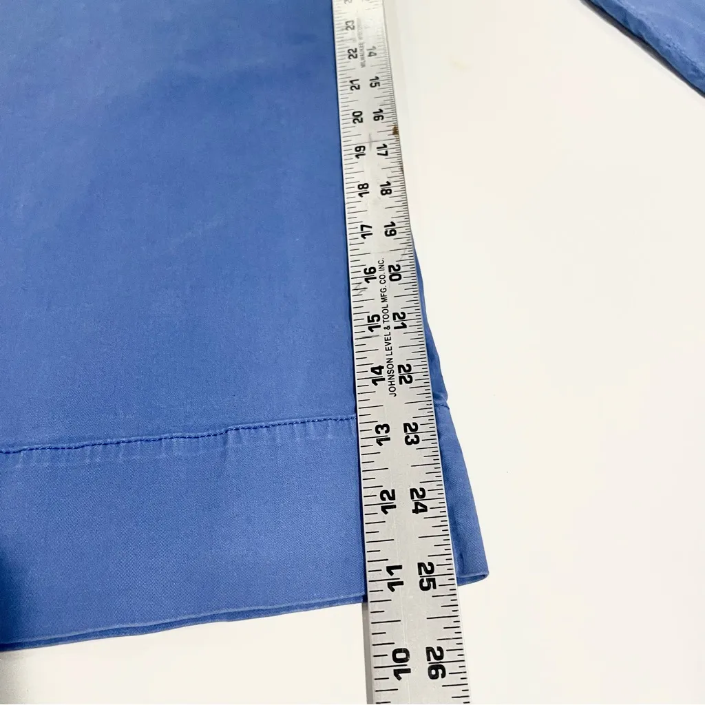 Lauren Conrad Pants Women 10 Super Hise-Rise Wide Leg Crop Blue Boho Cottagecore - Image 5