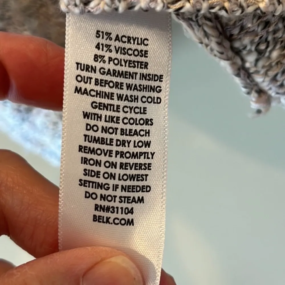 Oversized Cozy Comfy Sweater V Neck Womens medium Short Dress Tunic - Image 14