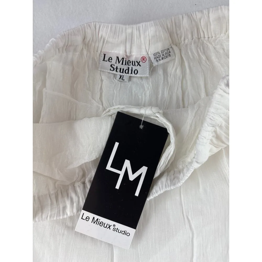 Women’s Le Mieux Studio XL White Maxi Skirt. - Image 2