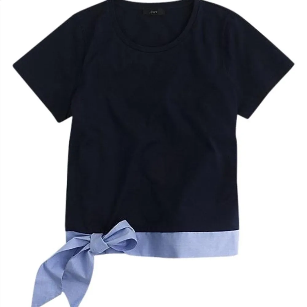 J. Crew Side-tie T-shirt szXXS - Image 2