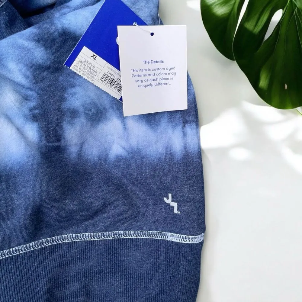 🆕 Joy Lab Tie Dye Sweatshirt in Indigo Blue - Image 9