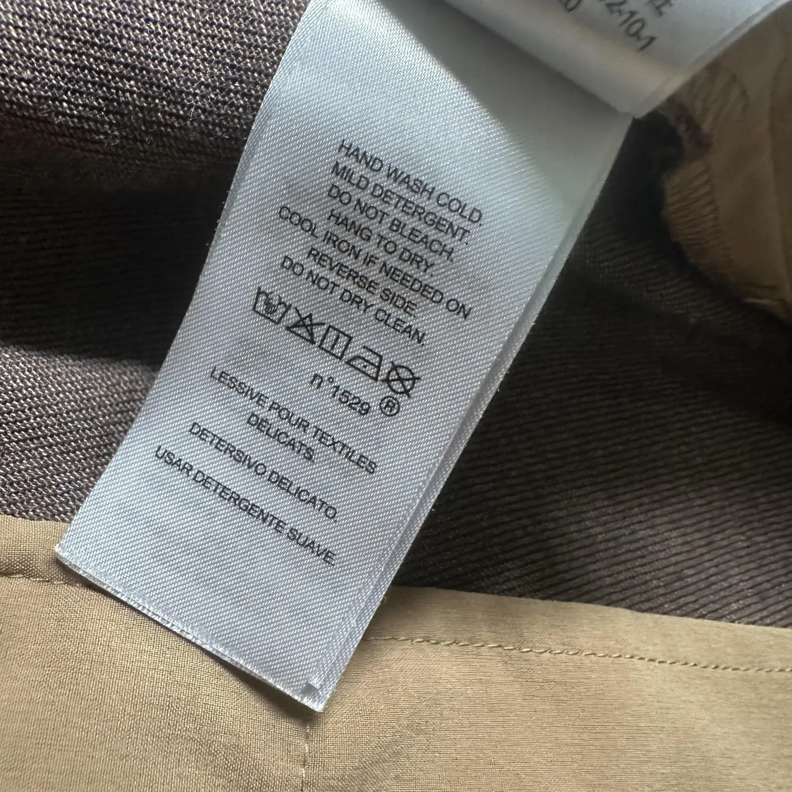 Lauren Ralph Lauren Pants Womens 18W Brown Pleated Bi-Stretch Jodhpur Wool Blend - Image 9