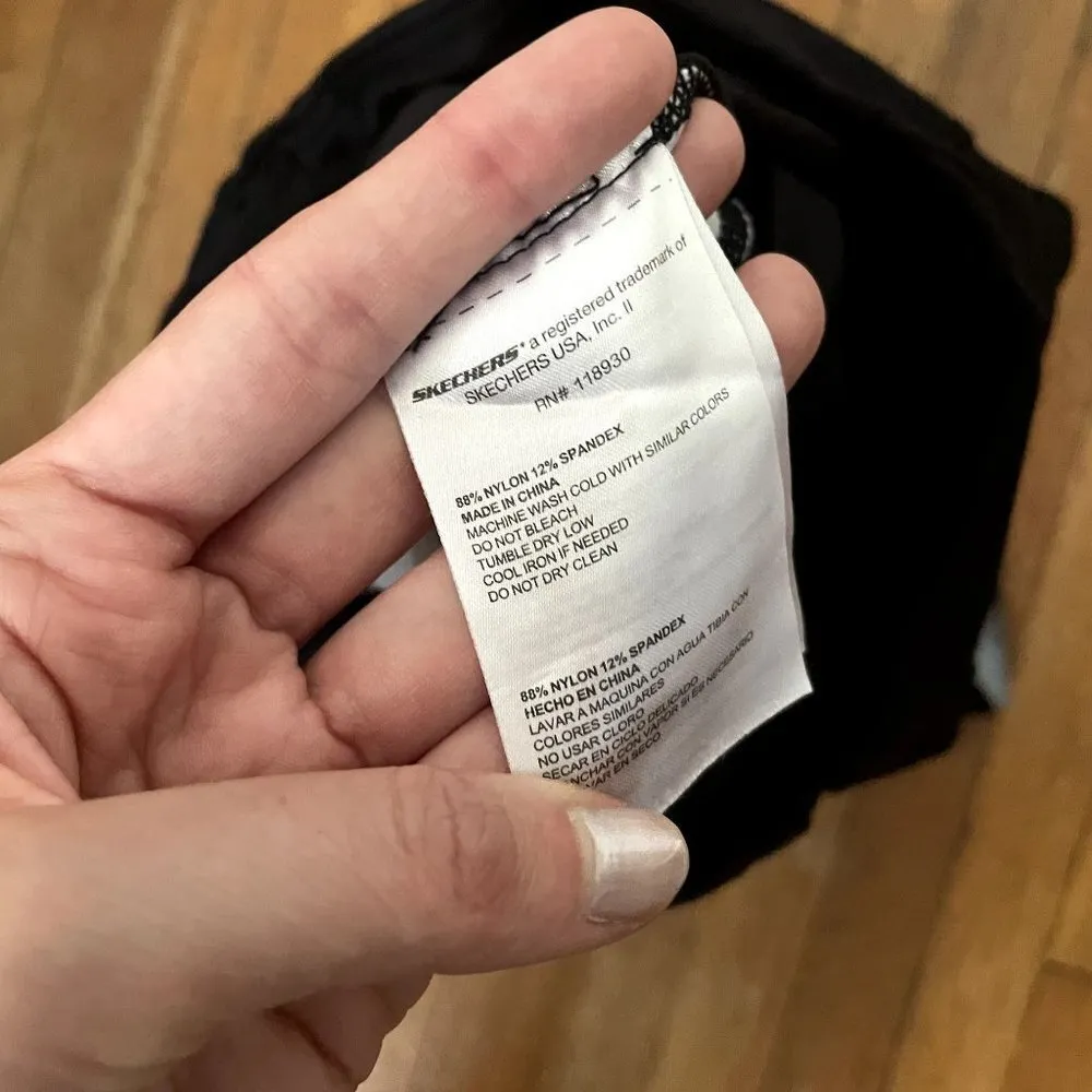 Sketchers black blue purple full length leggings workout athleisure pockets - Image 6