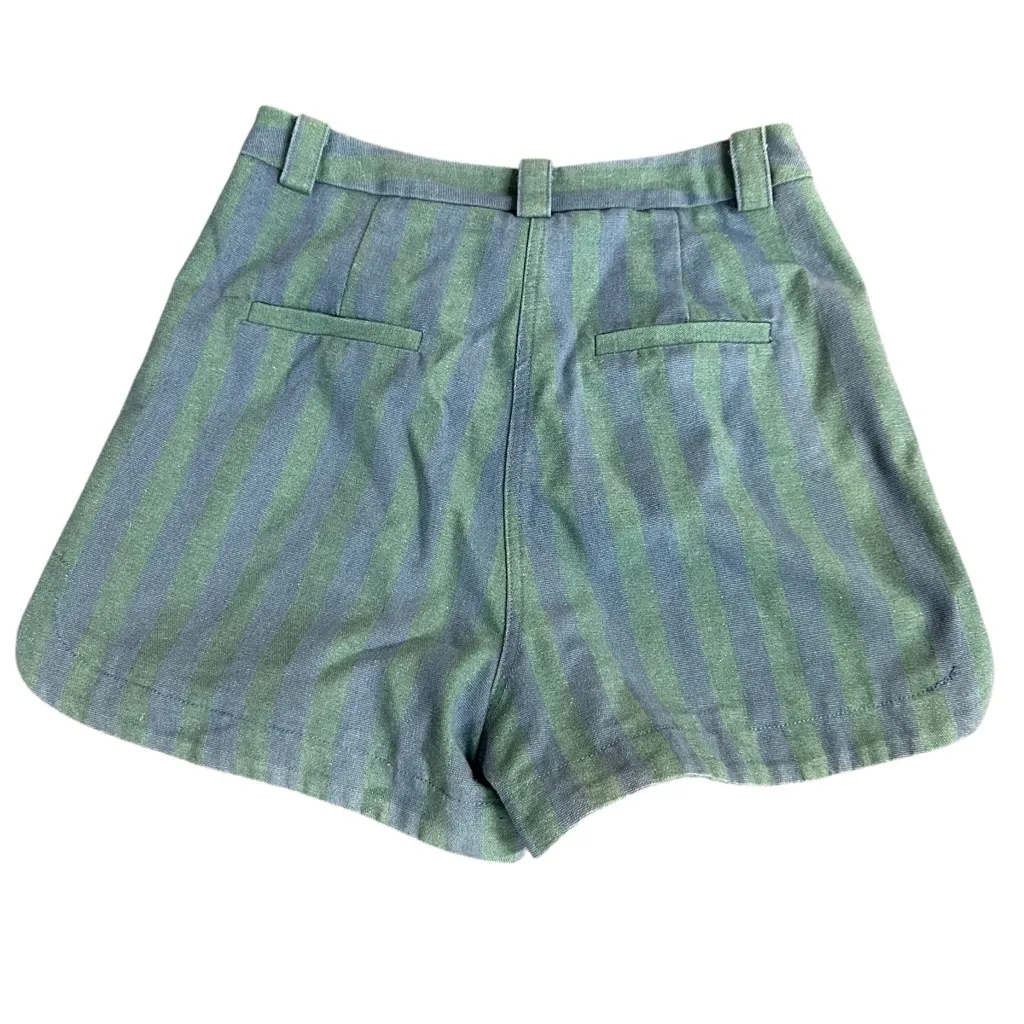 FRNCH Paris Tiffany Striped Shorts Size Medium - Image 5