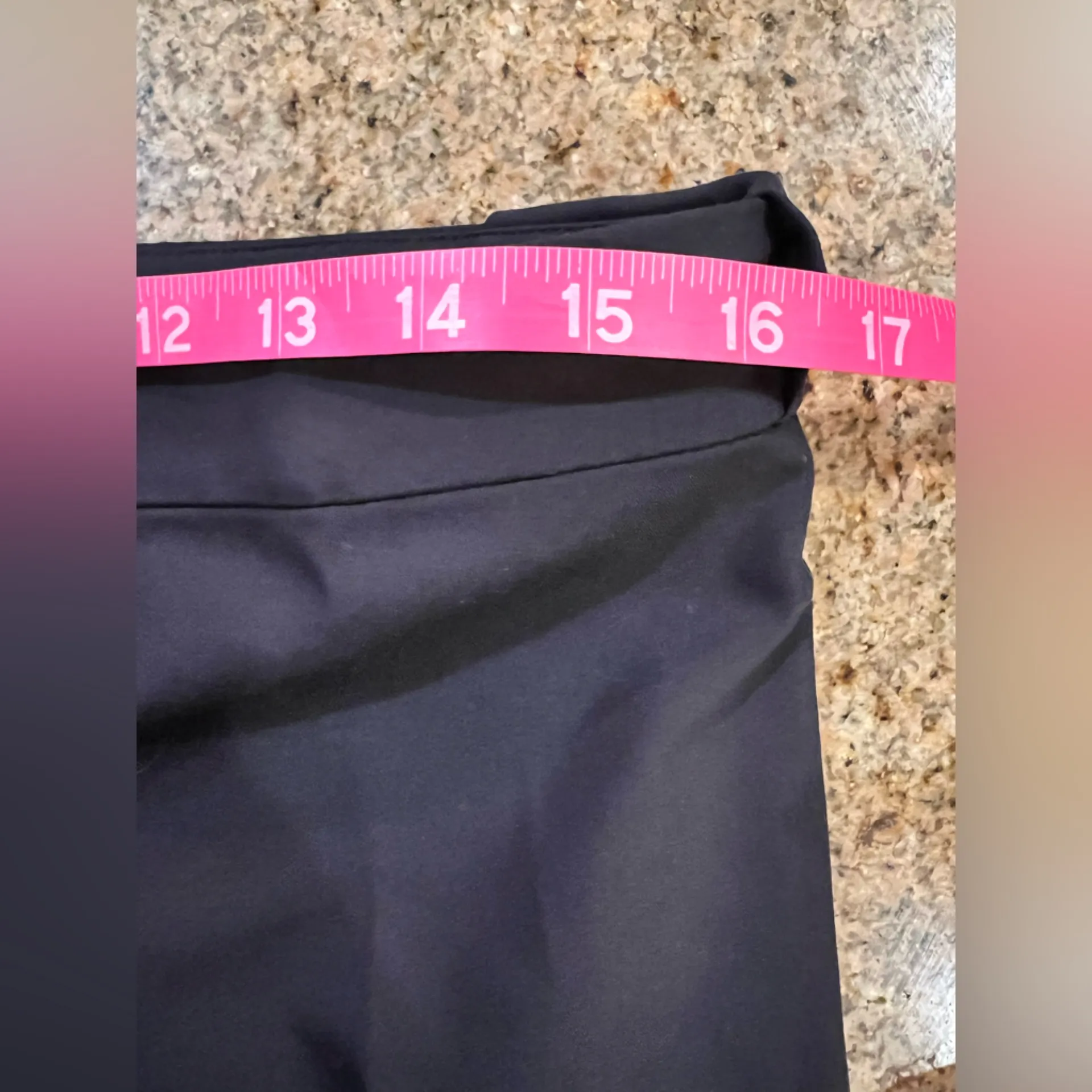 ANN TAYLOR Elegant Navy Dress Pants size 6 buttons to adjust waist NWT - Image 5