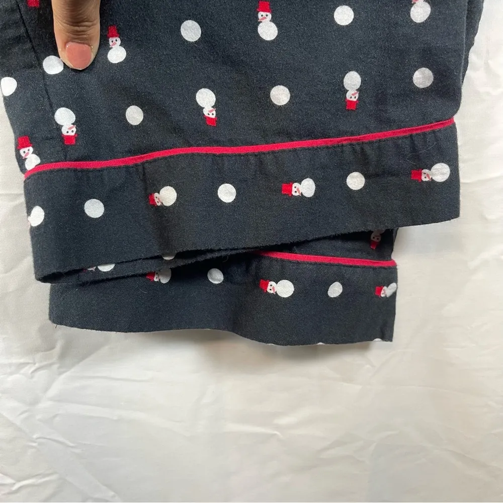 Victoria’s Secret Snowman Flannel PJ set SZ:L - Image 8