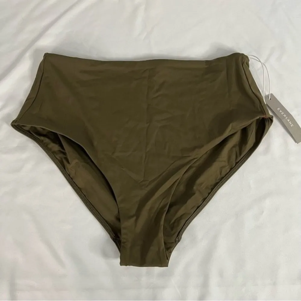 Everlane Womens size L Beech Green The High Rise Hipster Swim Bottom Cheeky - Image 62