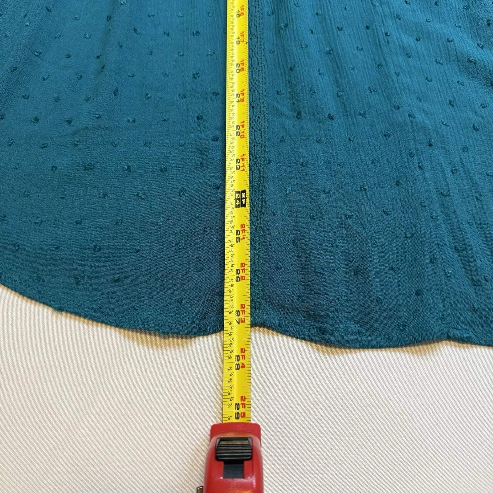 Maurice's Green Sleeveless Blouse Swiss Dot Trendy Ties Top NWT Workwear 2X #‎ - Image 7