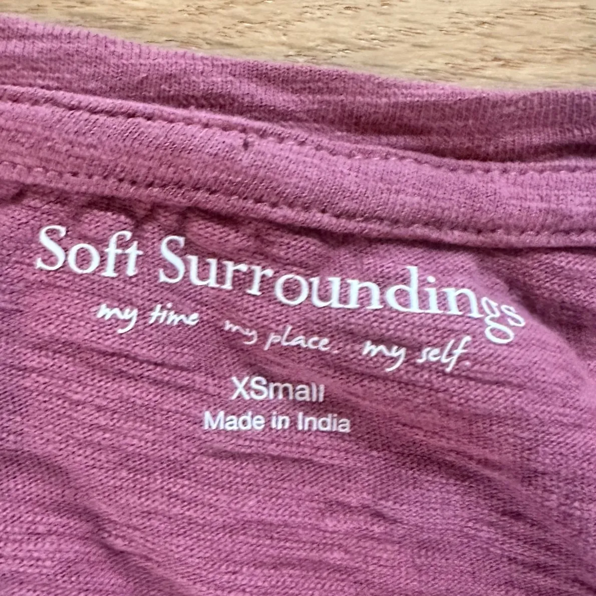 Soft Surroundings XS Long Sleeve‎ Midi Dress with Glitter Mauve Fits Medium - Image 8