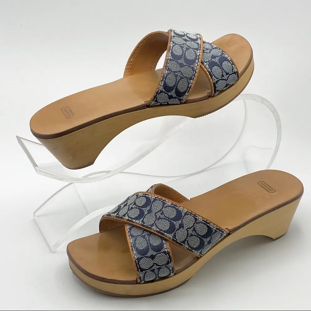 Coach Vintage  “ Emma” Clogs Sandals 5M - Image 2