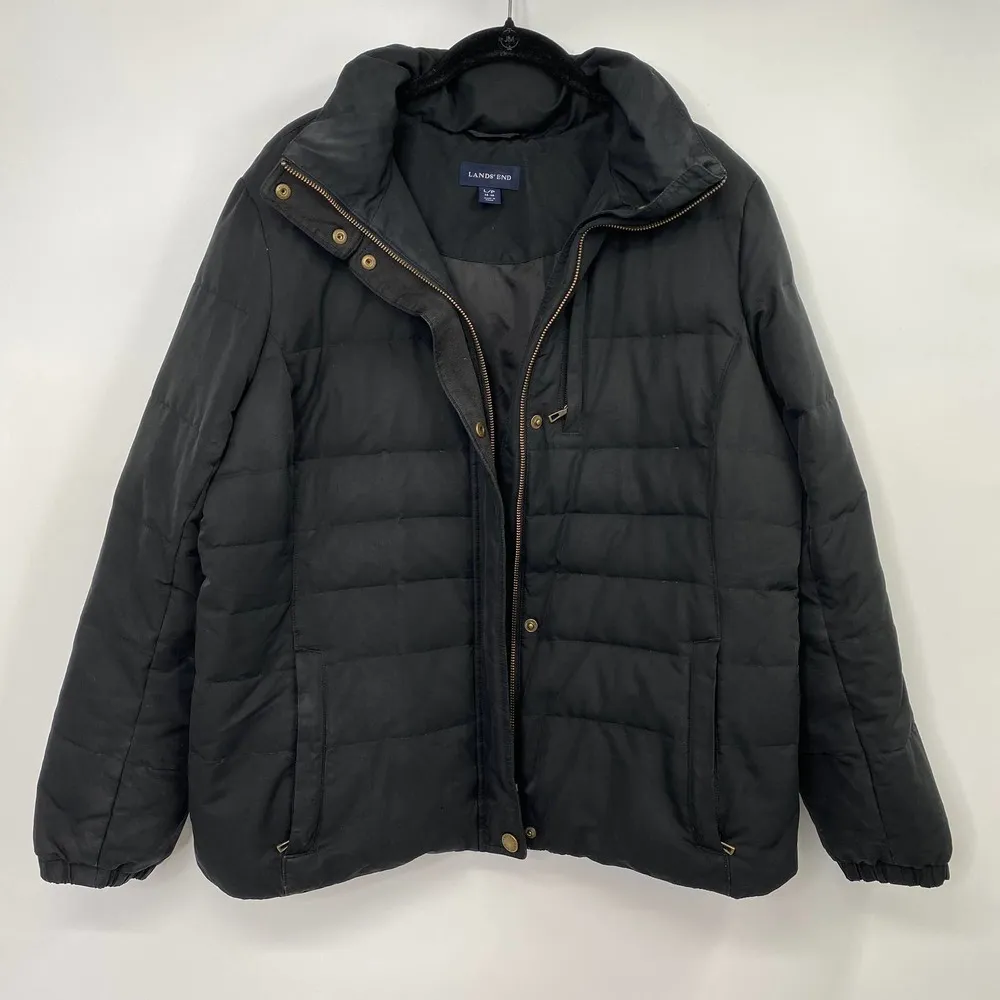 Land's End Down Feather Insulated Puffer Jacket Lightweight Large (14-16) - Image 2