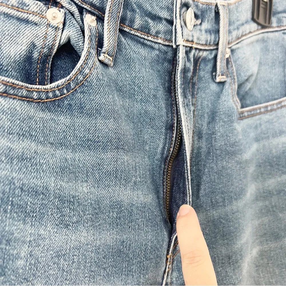 EDWIN Ryder Jeans Flare Blue Free People Size 27 NWOT - Image 6