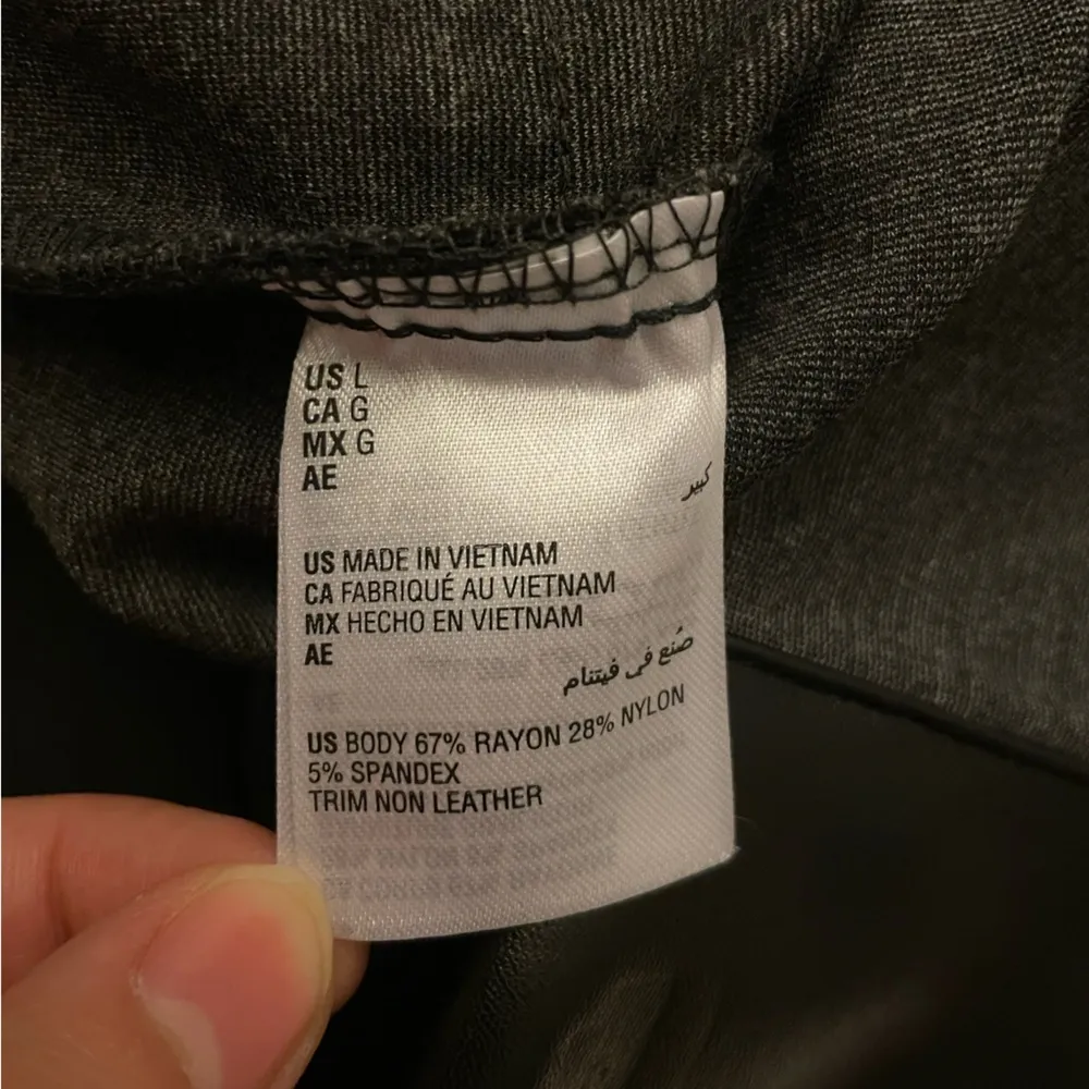 NWT JM Collection Women's Faux-Leather-Trim Pant’s - Image 5