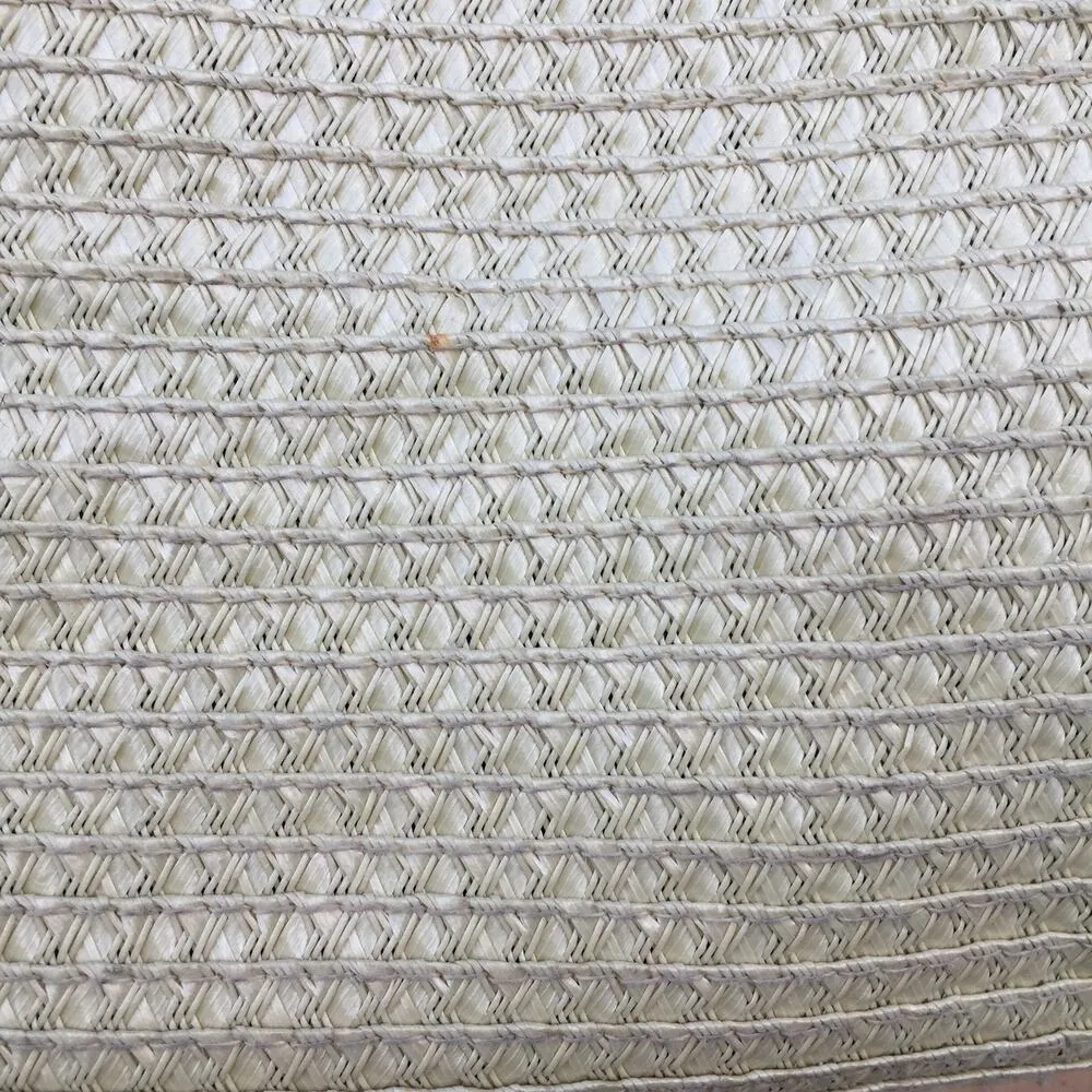 None Extra Large Straw Beach Bag Lined - Image 4