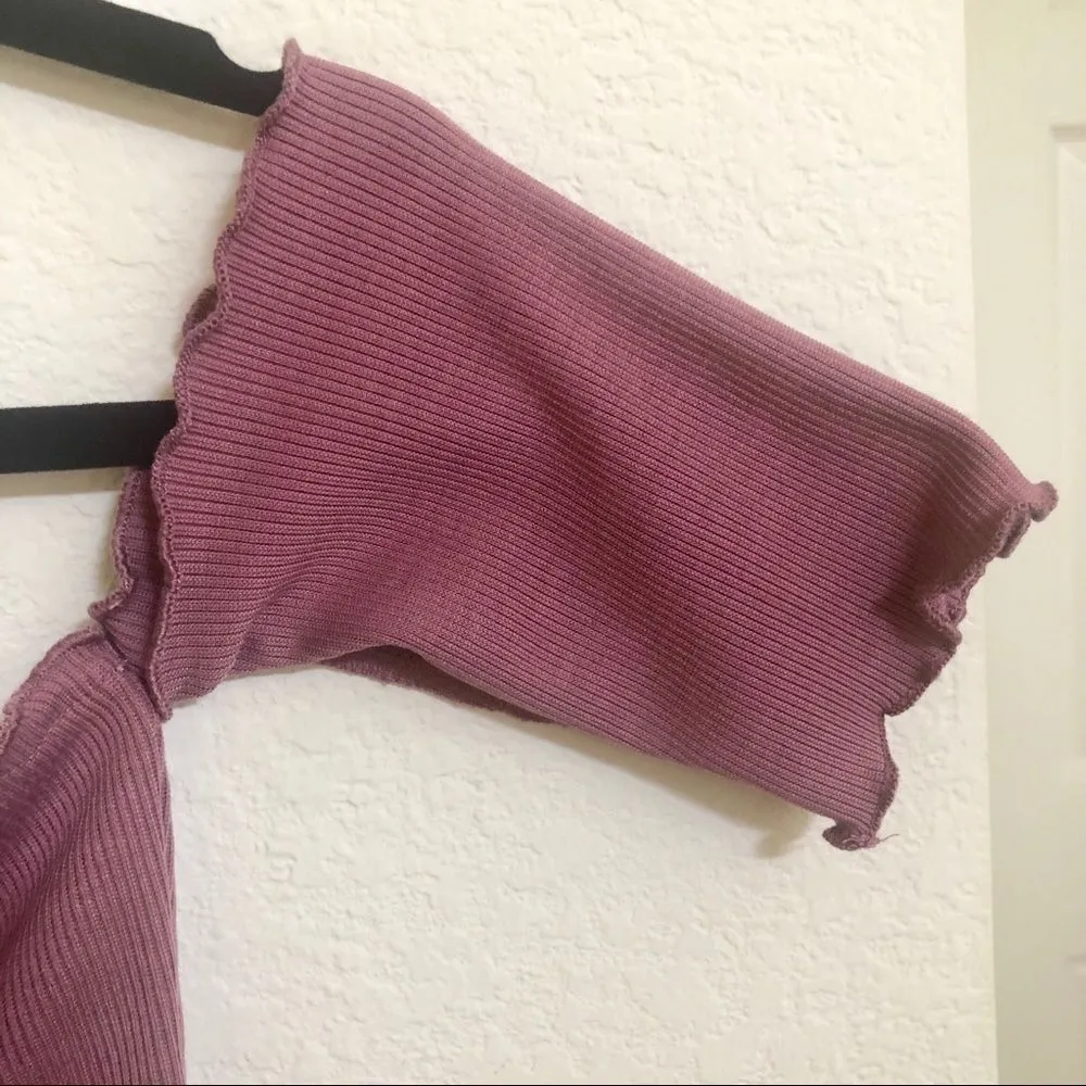 Active USA maroon crop top S - Image 3