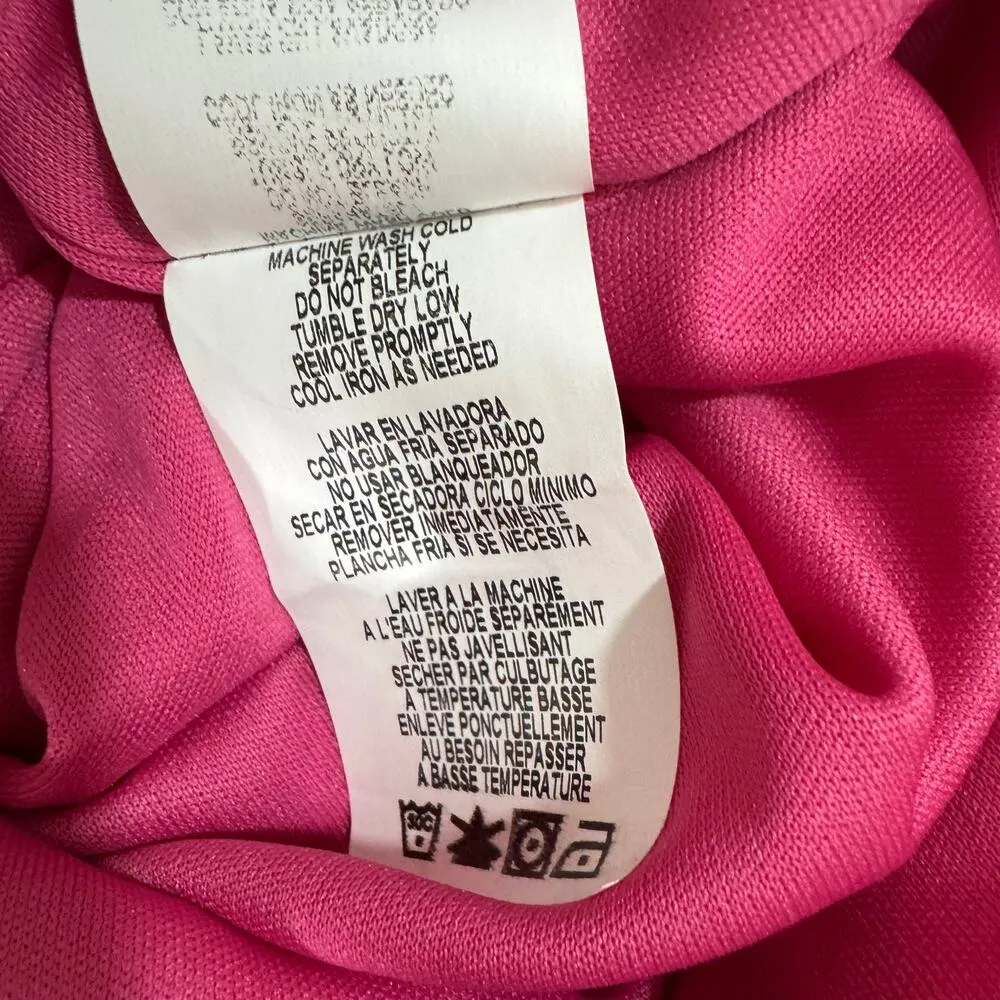 Marina Pink Bow Strap Wide Leg Jumpsuit Size 16 - Image 9