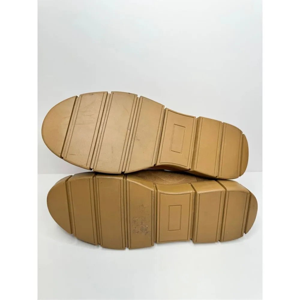 BP Chelsea Boots Nya Faux Suede‎ Tan Size 10 Lug Sole Ankle Booties - Image 12