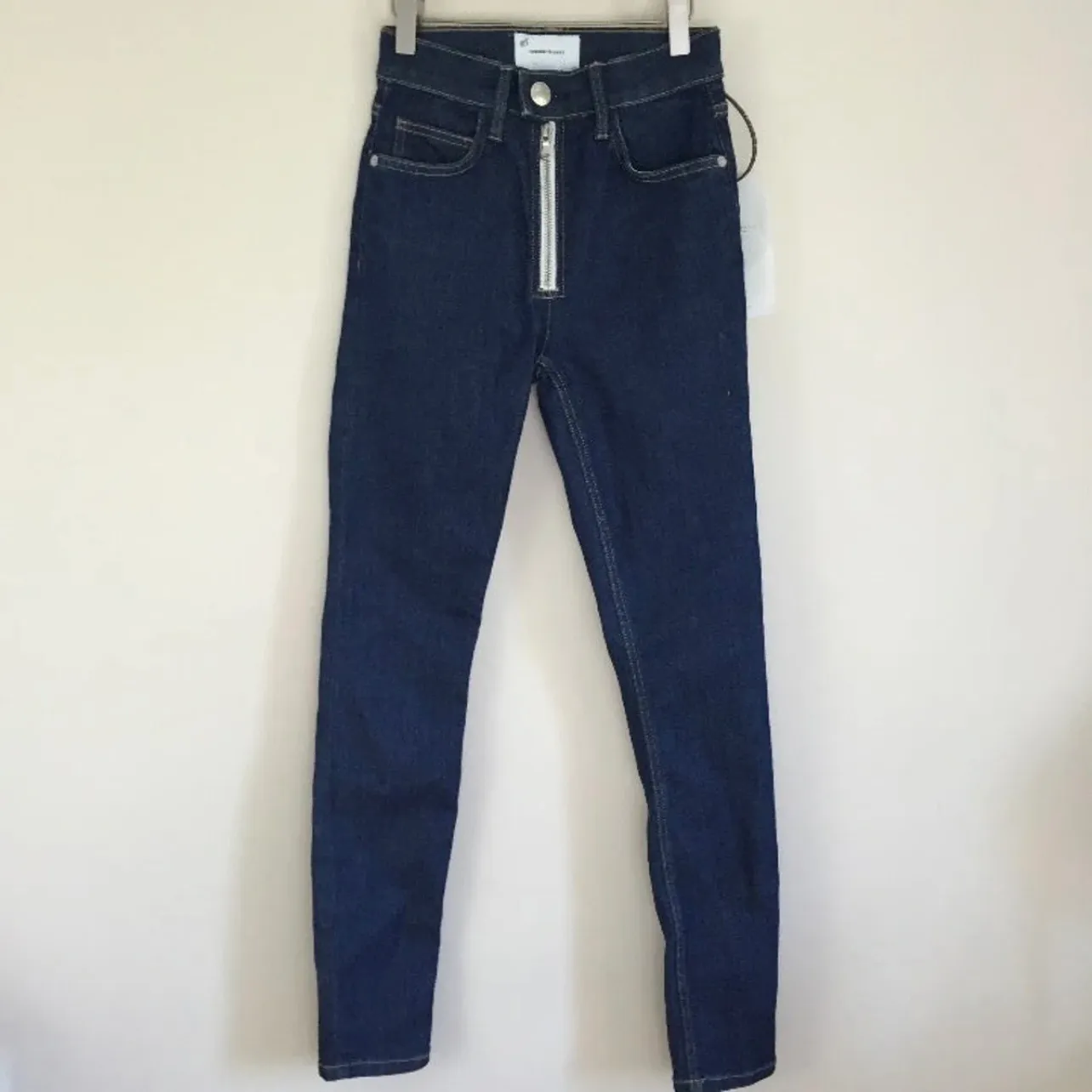 Current/Elliott High Rise Zip Detail Skinny Jeans - Image 3