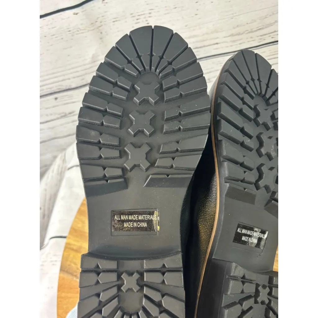 Women's Dolce Vita Black Loafers with Silver Hardware Size 7 - Image 7