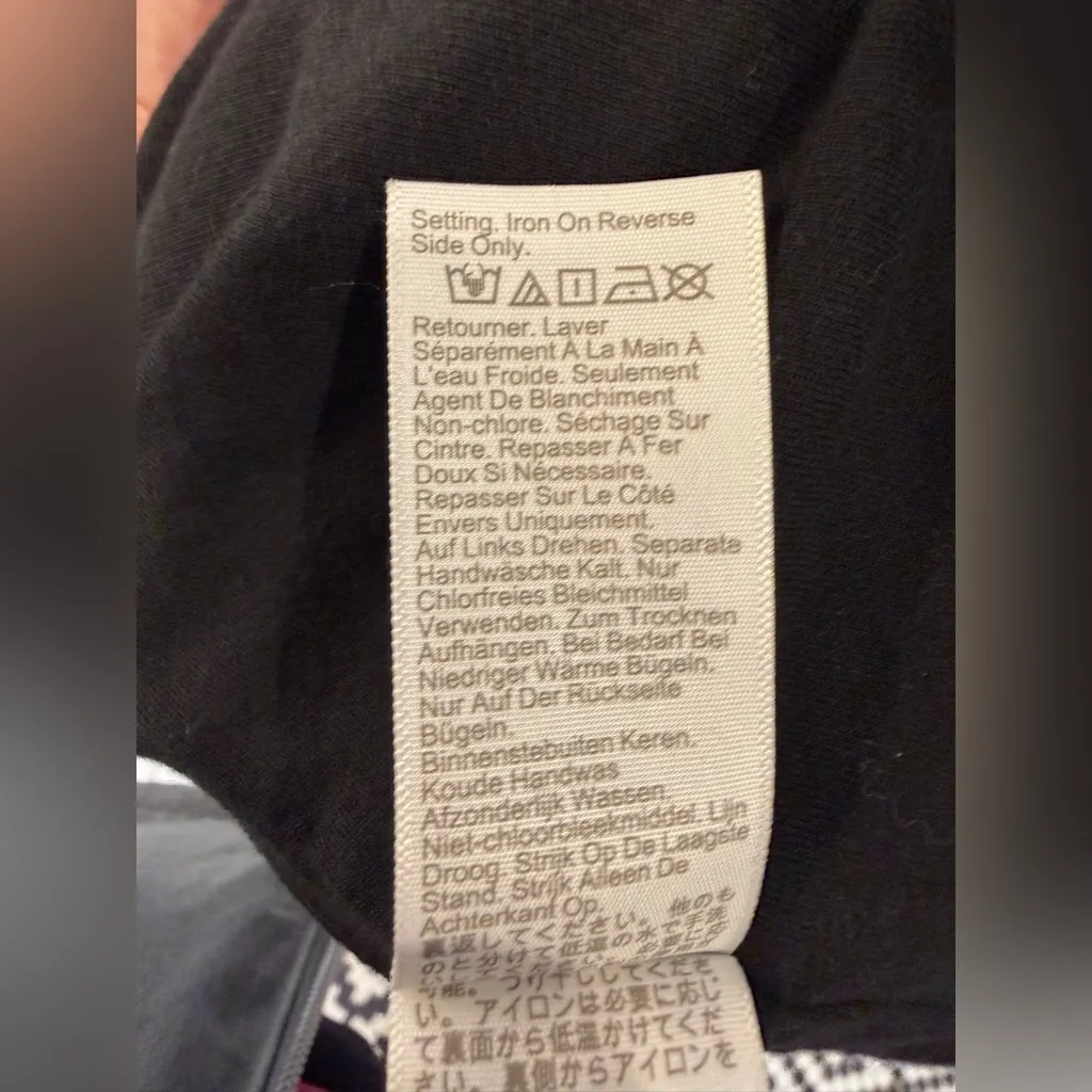 J.Crew Black Metallic Floral Blouse XXL | Holiday Party NYE Top Plus Size - Image 12