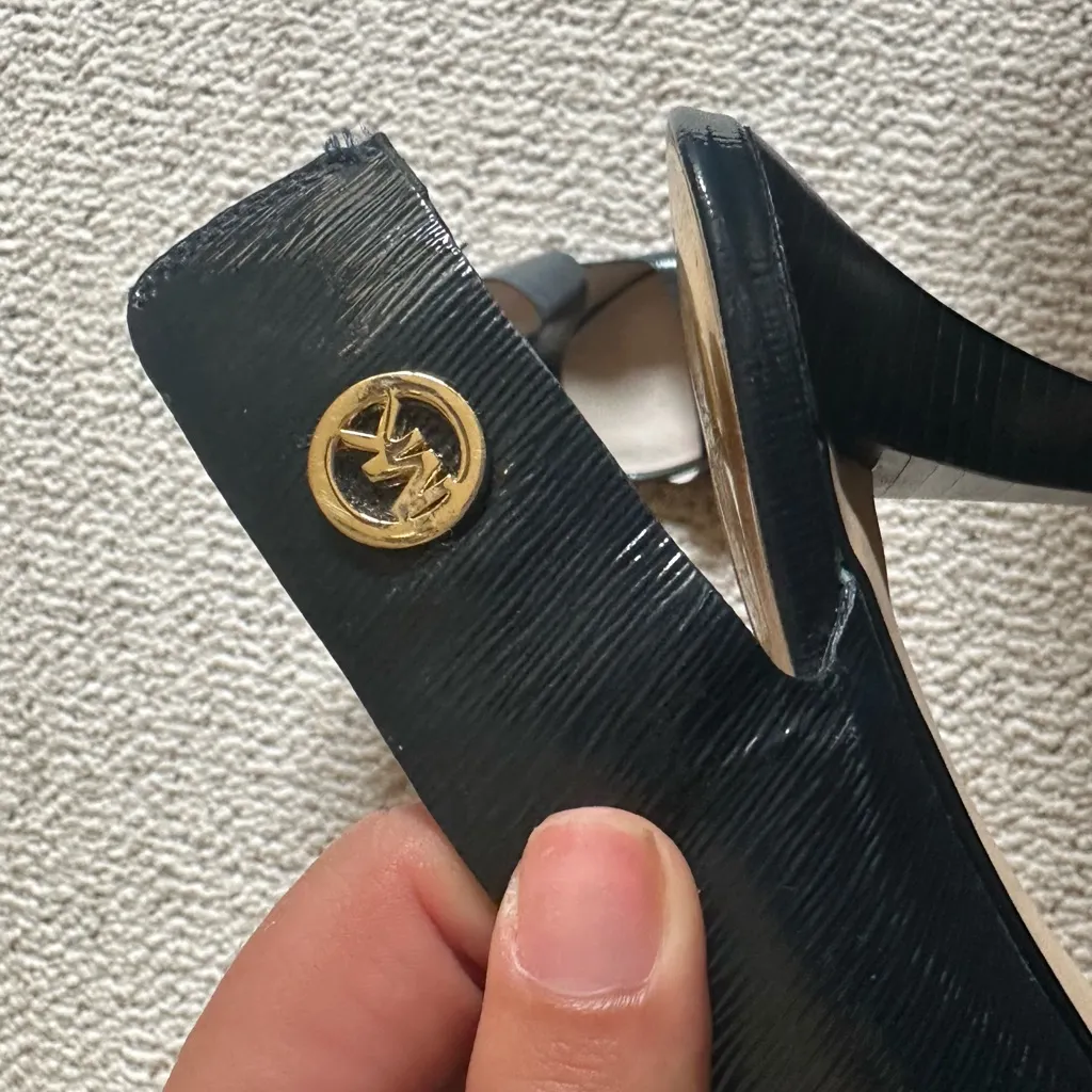 Michael Kors blue Women's Heels size 9.5 - Image 2